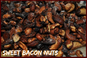 Sweet bacon spiced nut recipe