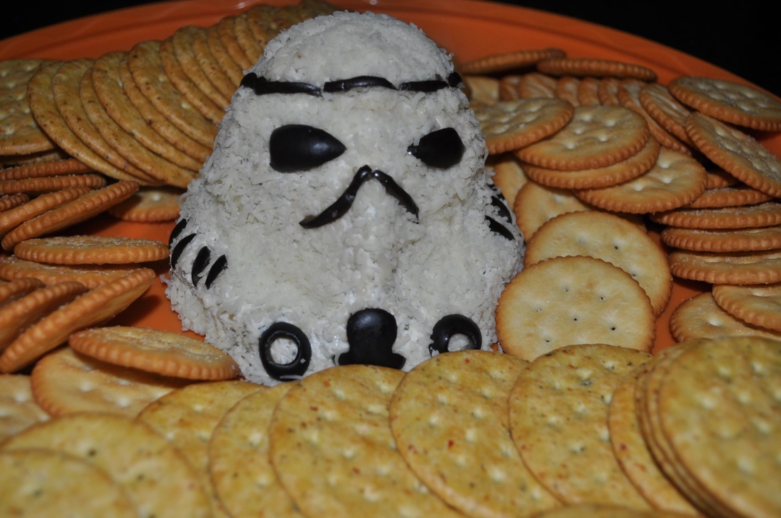 Star Wars Storm Trooper Cheese ball ​Recipe