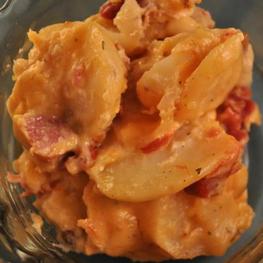 Glorious Garlic Scalloped Potatoes and Ham recipe