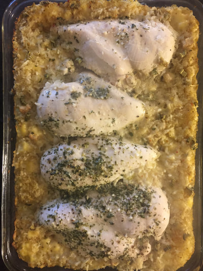 Grandma's Easy Chicken and Rice Casserole or Pheasant and Rice Casserole 