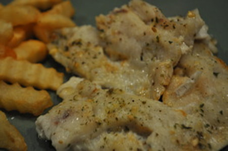 Citrus Dill Bluegills with White Wine and Butter