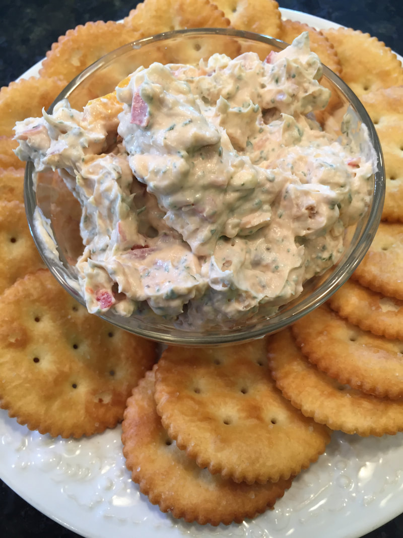  ​Smoked Salmon Dip or Spread made with Buffalo Wing Dip Mix